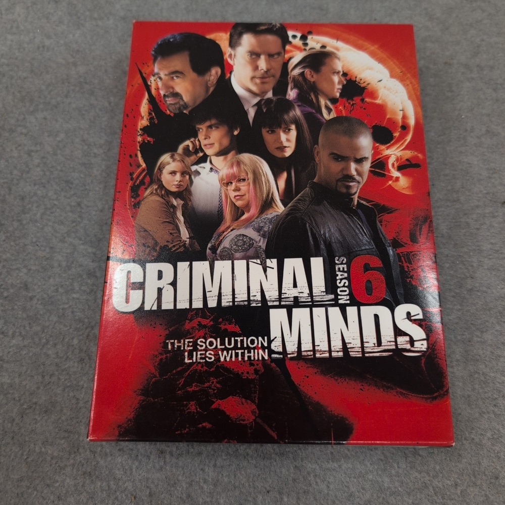 Criminal Minds Season 6 DVD 6-Disc Box Set FBI Crime Drama 2011 ABC CBS Series